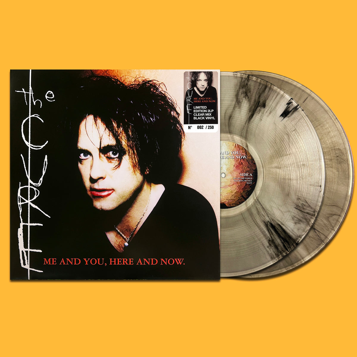 CURE 2xLP Me And You, Here And Now (Clear Mix Black Colour) 250 Numbered Copies