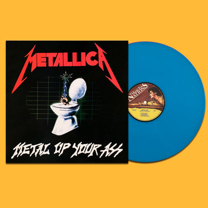 METALLICA LP Metal Up Your Ass (Blue Coloured Vinyl) with Poster!