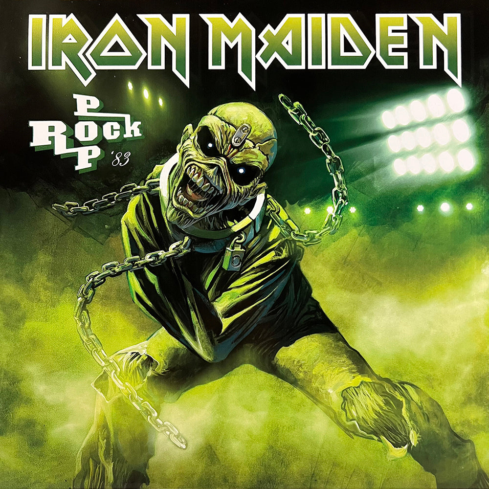 IRON MAIDEN LP Rock Pop '83 (Red Coloured Vinyl) Gatefold Cover