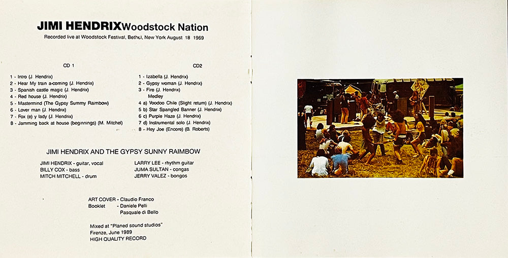 JIMI HENDRIX 2xCD Woodstock Nation (Deluxe Fat Box)