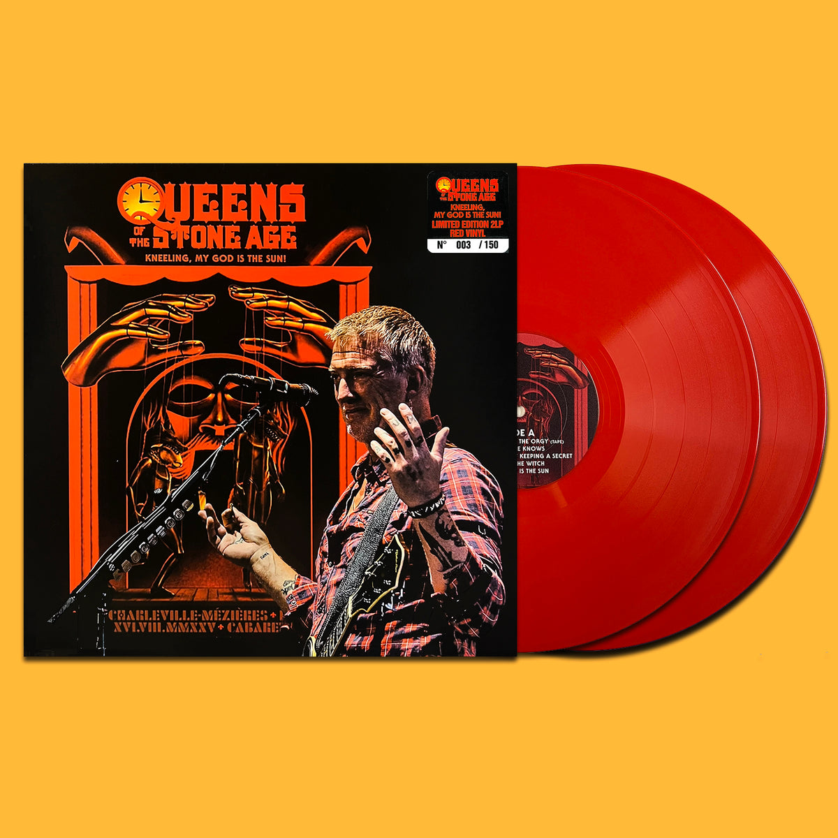 QUEENS OF THE STONE AGE 2xLP Kneeling, My God Is The Sun! (Red) 150 Copies