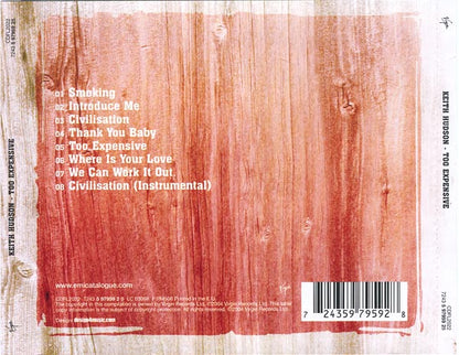KEITH HUDSON CD Too Expensive