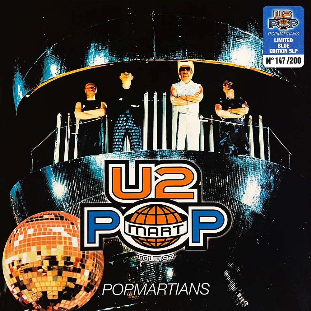 U2 BOX SET 5xLP Popmartians (Blue Coloured Numbered 200 Copies)
