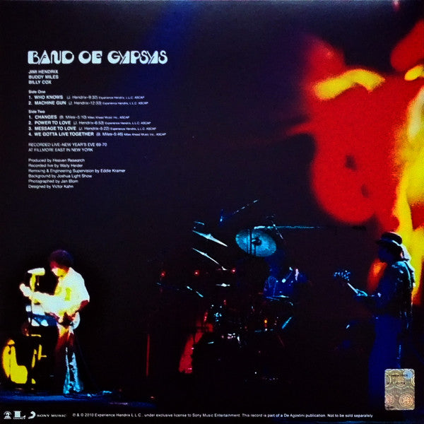 JIMI HENDRIX LP Band Of Gypsys (180 Gram Audiophile Vinyl)