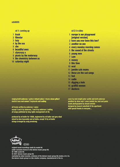 SUEDE 2xCD Coming Up (25th Anniversary Deluxe Edition)