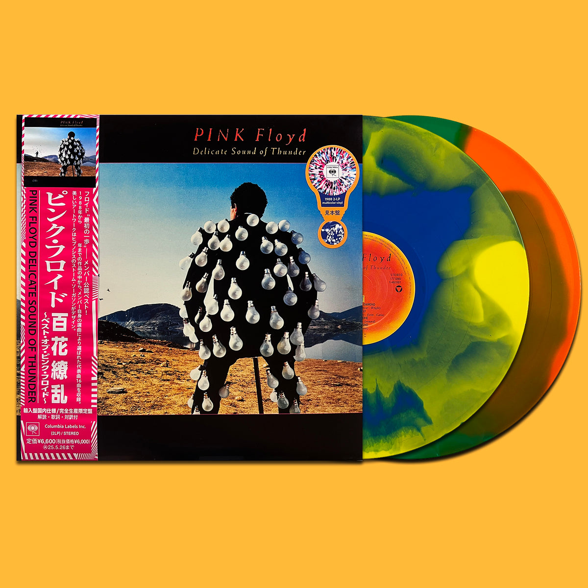 PINK FLOYD 2xLP Delicate Sound of Thunder (Green Multicoloured Vinyl)