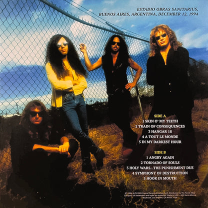 MEGADETH LP Aguante (Crystal Colour Vinyl 50 Numbered Copies) SPECIAL EDITION