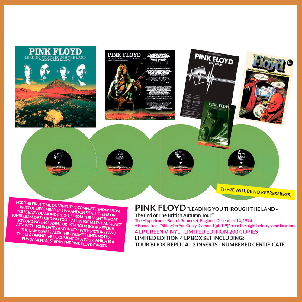 PINK FLOYD BOX SET 4xLP Leading You Through The Land (Green Colour 200 Copies)