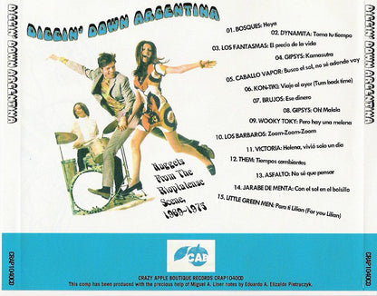 VARIOUS CD Diggin' Down Argentina - Nuggets From The Rioplatense Scene