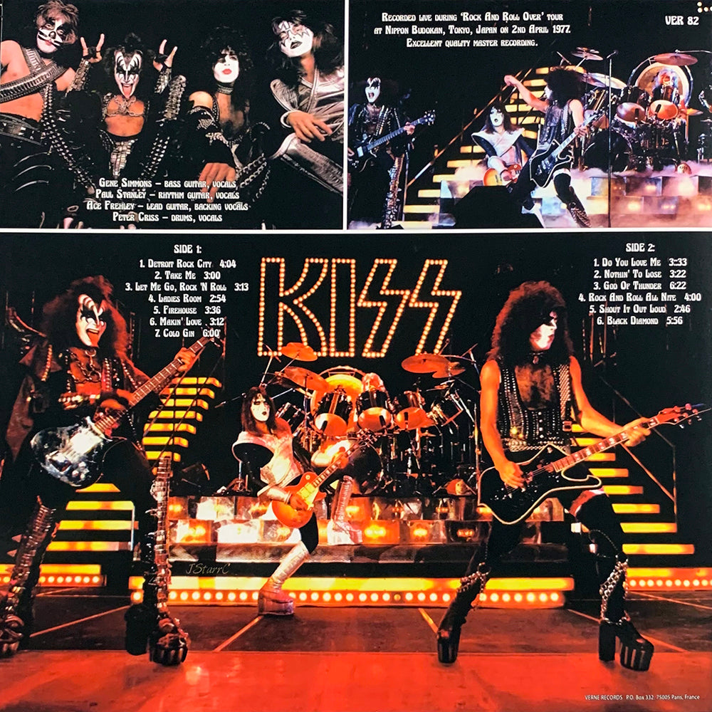 KISS LP Alive! In Tokyo, April 1977 (Blue Coloured Vinyl)