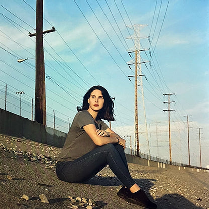 LANA DEL REY LP Pacific Blue (Blue Turquoise Coloured Vinyl) + Poster