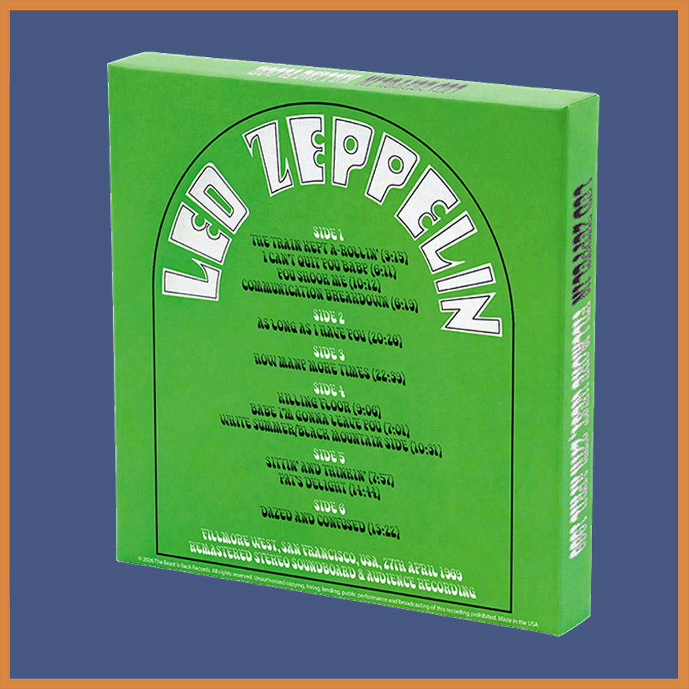 LED ZEPPELIN 3xLP BOX SET Killing Floor (Coloured 300 Numbered Copies)