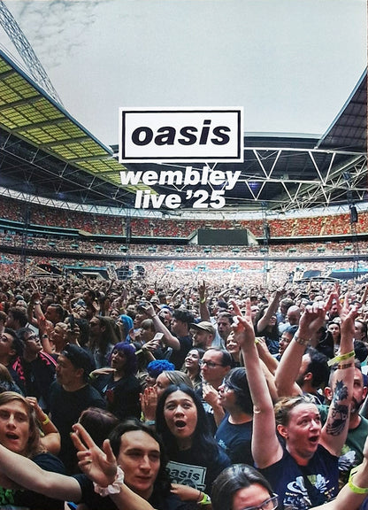 OASIS 3xLP BOX SET Wembley Live 25 (White Coloured Vinyls) 300 Numbered Copies
