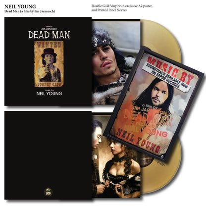NEIL YOUNG 2xLP Dead Man Ost (Gold Coloured Vinyls with Poster)