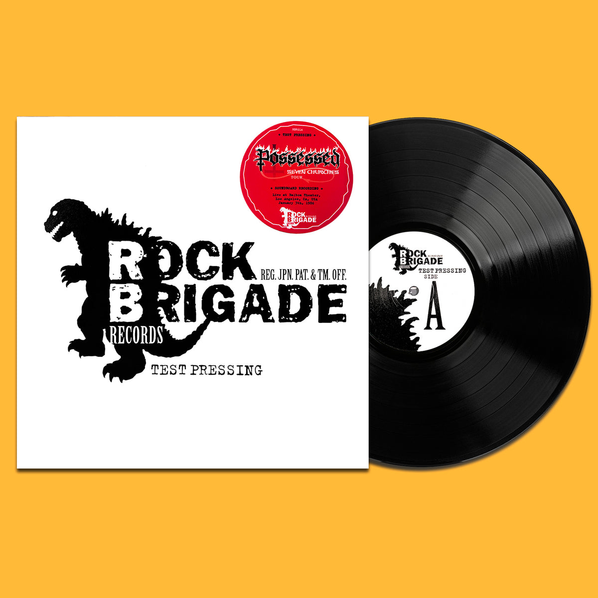 POSSESSED LP Seven Churches Tour (TEST PRESSING)