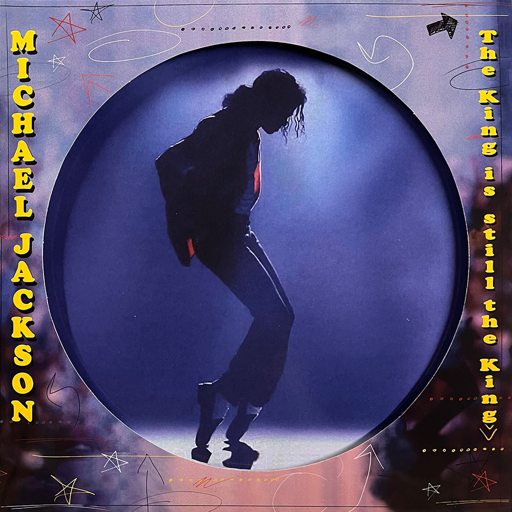 MICHAEL JACKSON LP The King is Still the King (Red/Blue Split Coloured Vinyl)