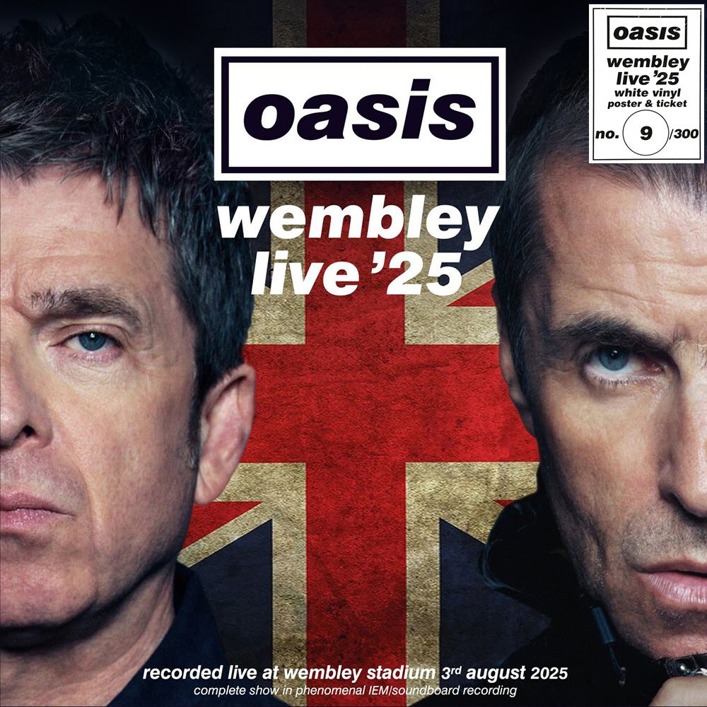 OASIS 3xLP BOX SET Wembley Live 25 (White Coloured Vinyls) 300 Numbered Copies