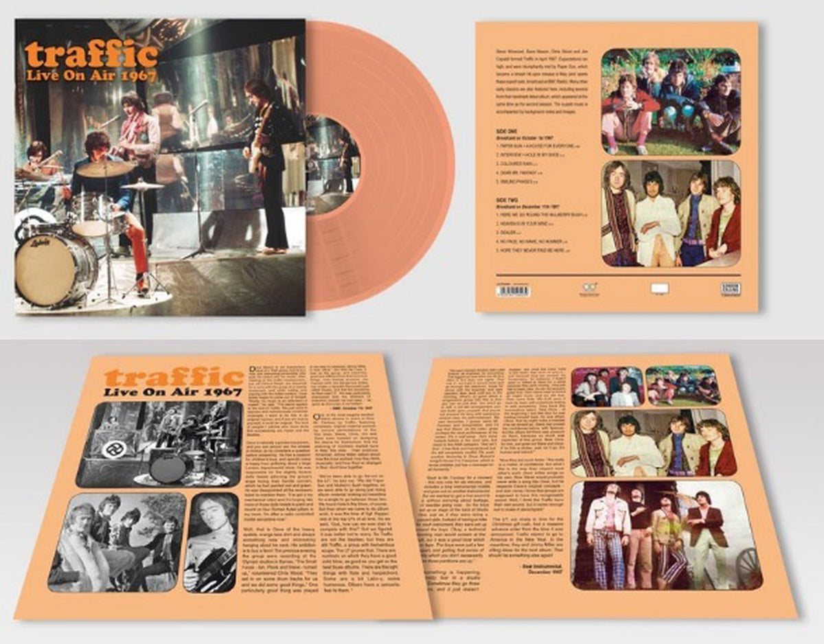TRAFFIC LP Live On Air 1967 (Florescent Orange Coloured Vinyl)