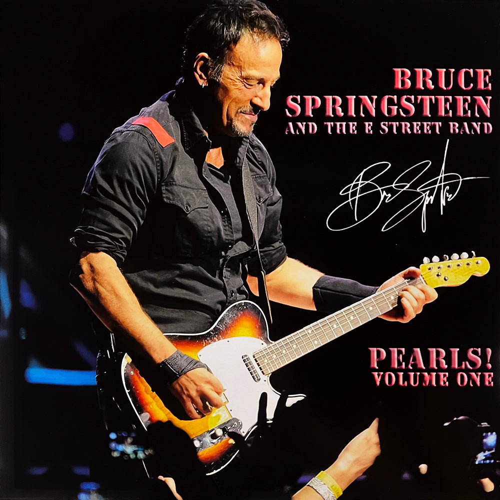 BRUCE SPRINGSTEEN LP Pearls! Volume One (Green on Orange Marbled) Test Pressing