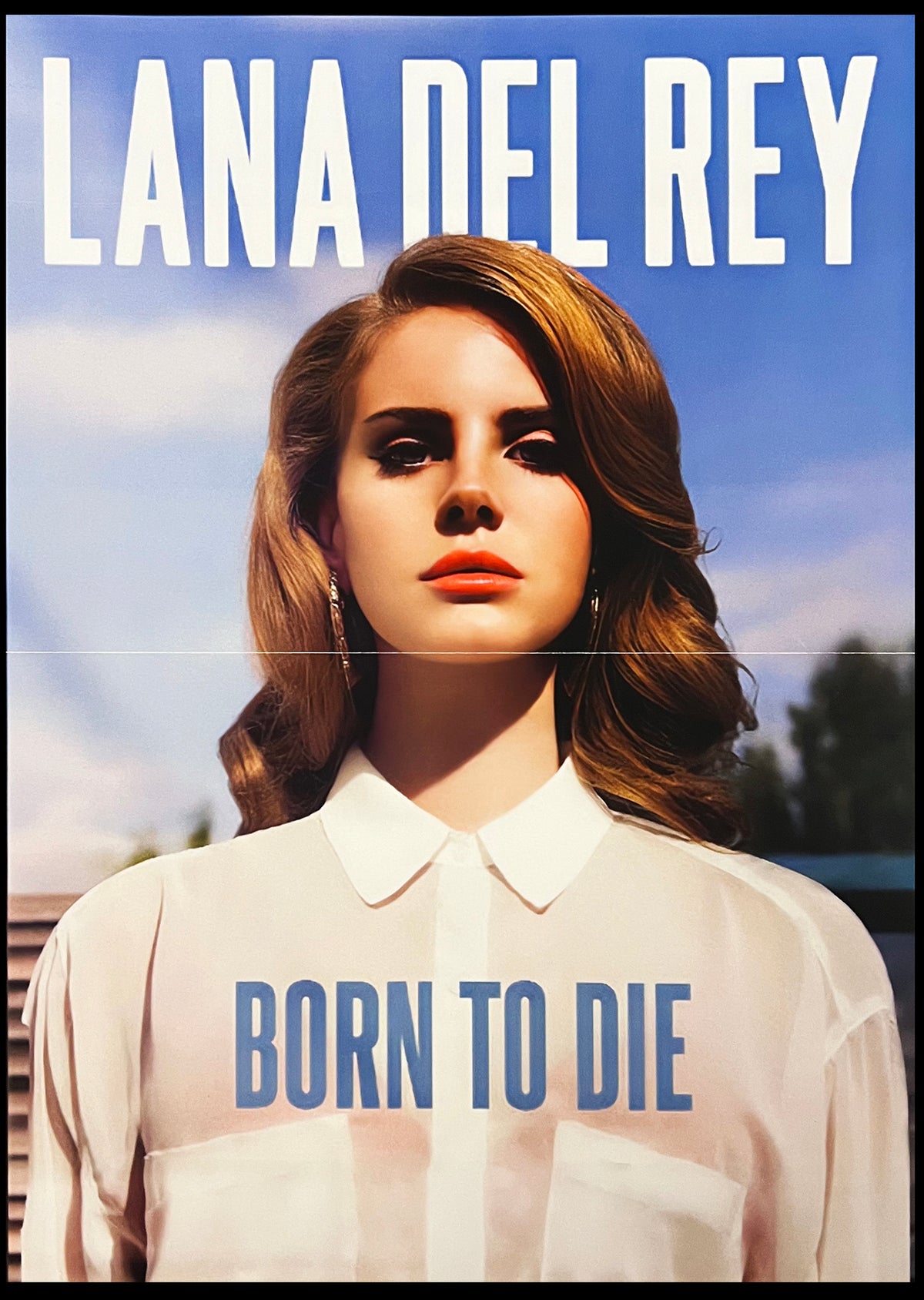 LANA DEL REY LP Born To Die B-Sides And Outtakes (Sky Blue Coloured) with Poster