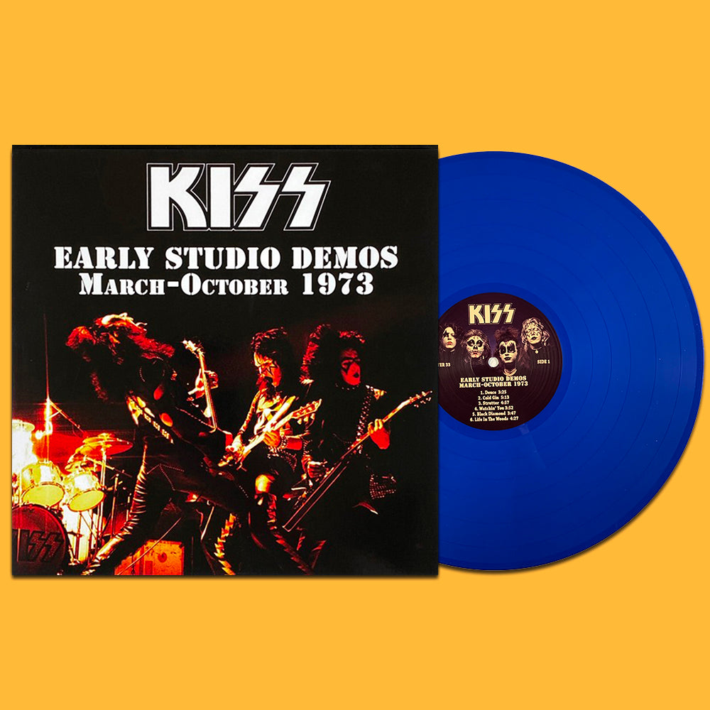 KISS LP Early Studio Demos March-October 1973 (Blue Coloured Vinyl)
