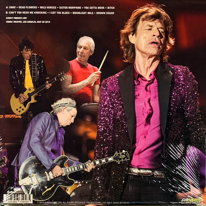 ROLLING STONES LP America's Most Wanted (Purple Coloured Vinyl) +Ron Wood Magnet