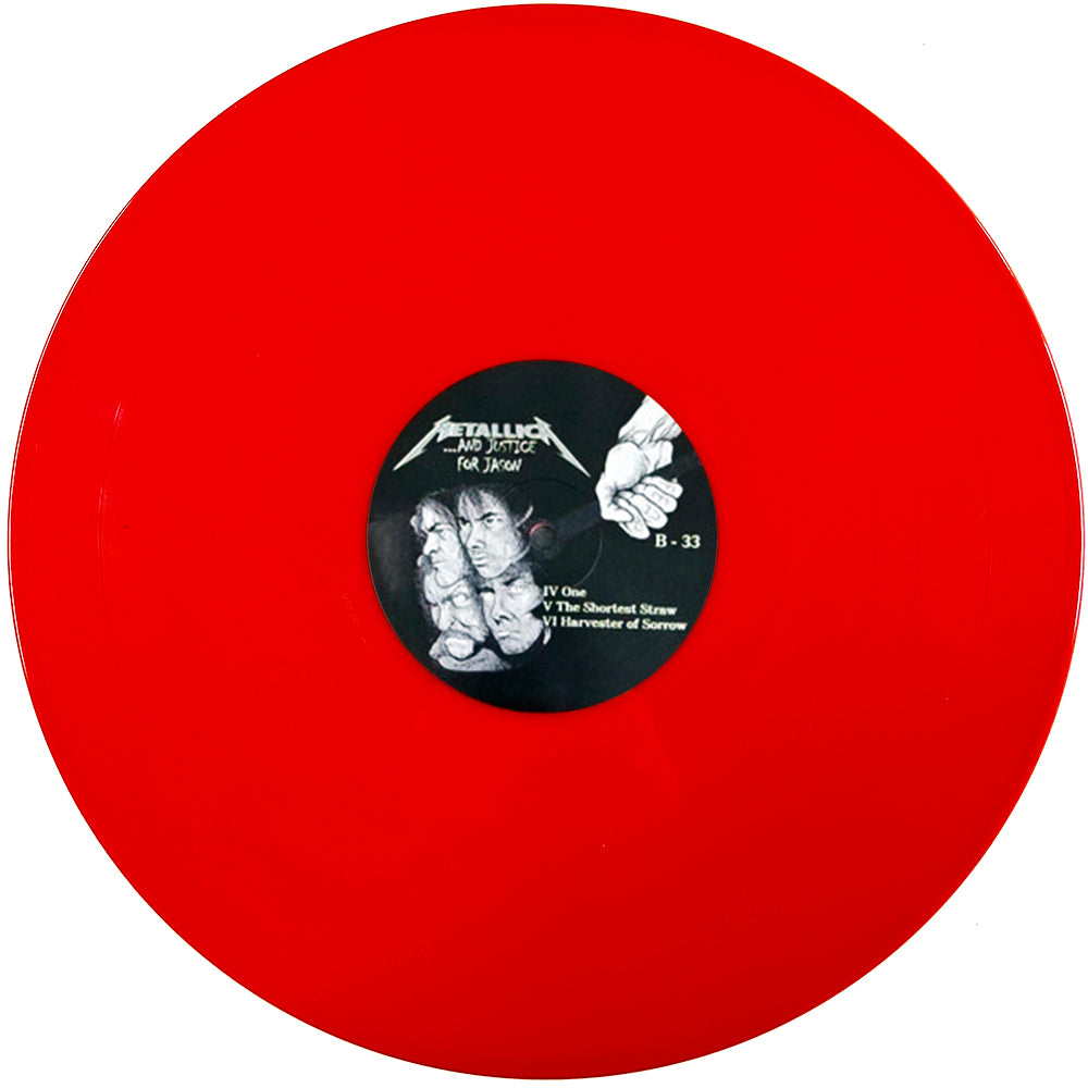 METALLICA 2xLP …And Justice For Jason (Red Coloured Vinyls) with Poster