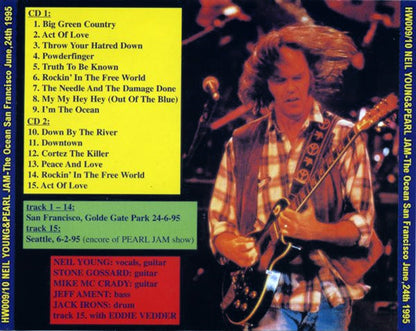 NEIL YOUNG & PEARL JAM 2xCD The Ocean