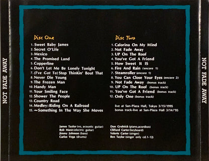 JAMES TAYLOR 2xCD Not Fade Away