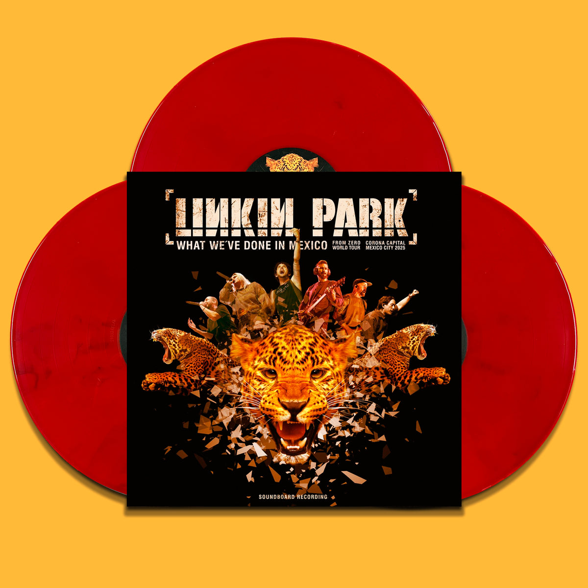 LINKIN PARK 3xLP What We'Ve Done In Mexico (Red Coloured Vinyls)