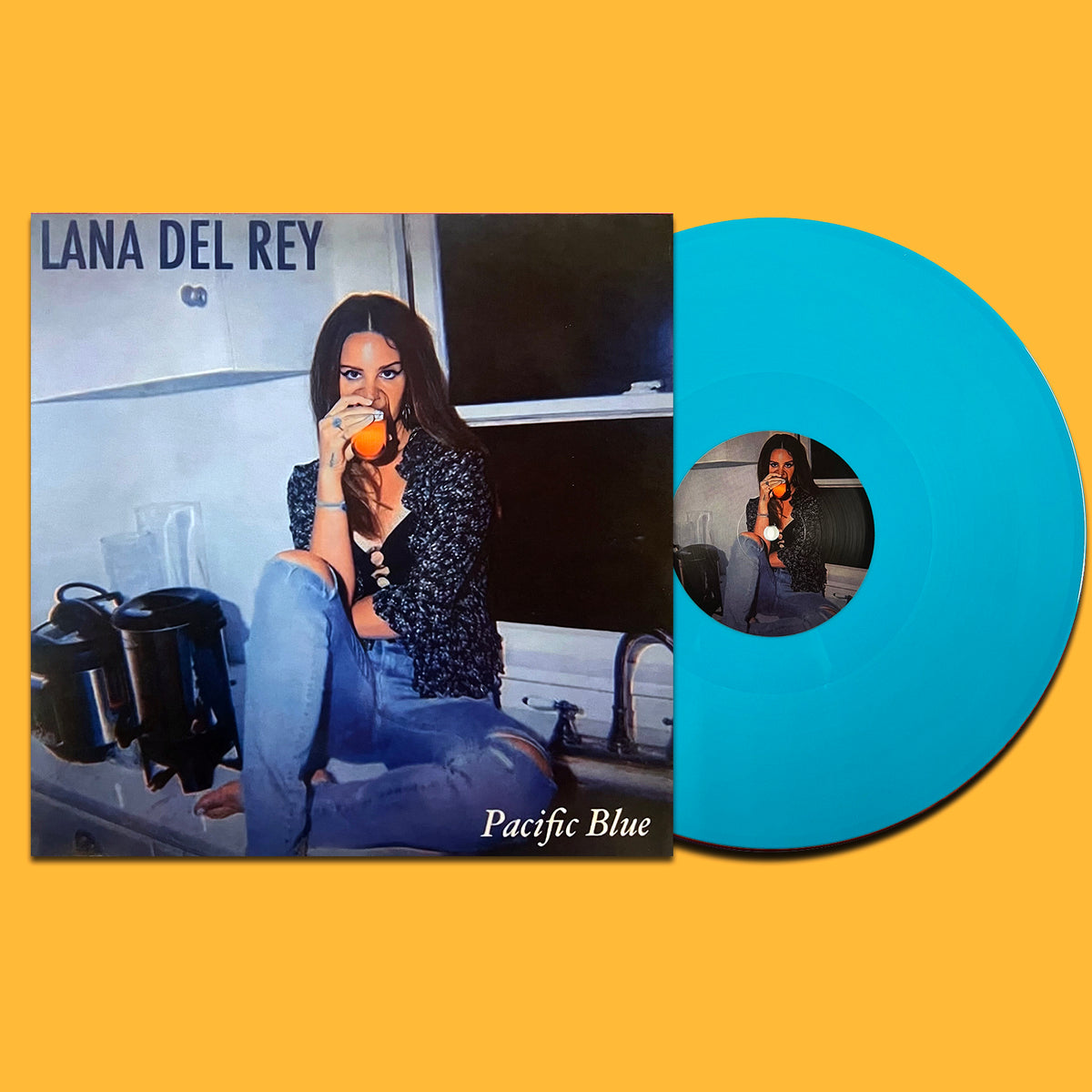 LANA DEL REY LP Pacific Blue (Blue Turquoise Coloured Vinyl) + Poster