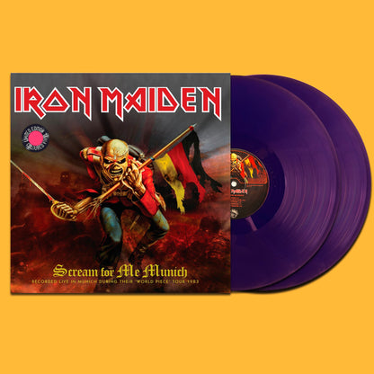 IRON MAIDEN 2xLP Scream For Me Munich (Purple Colour Vinyls) 250 Copies