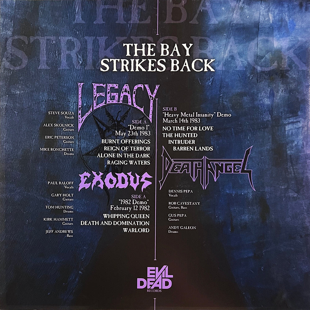 LEGACY / EXODUS / DEATH ANGEL LP The Bay Strikes Back (Galaxy Purple Coloured)