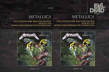 METALLICA 3xLP Werchter ’93 (Blue Turquoise Coloured Vinyls)