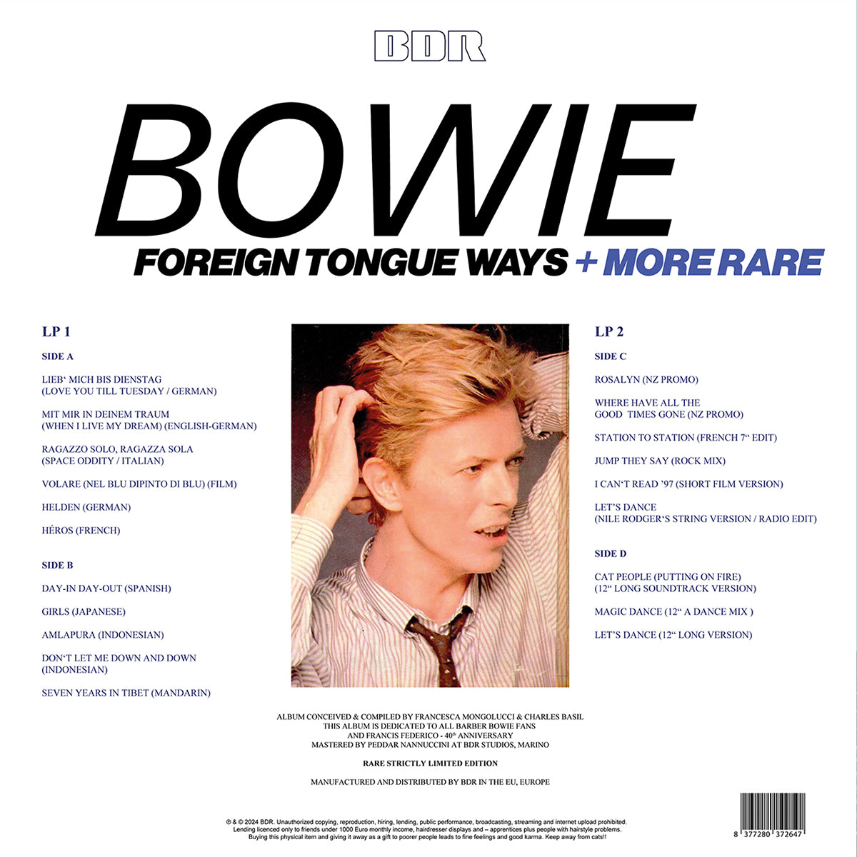 DAVID BOWIE 2xLP Foreign Tongue Ways + More Rare (Coloured Vinyls)