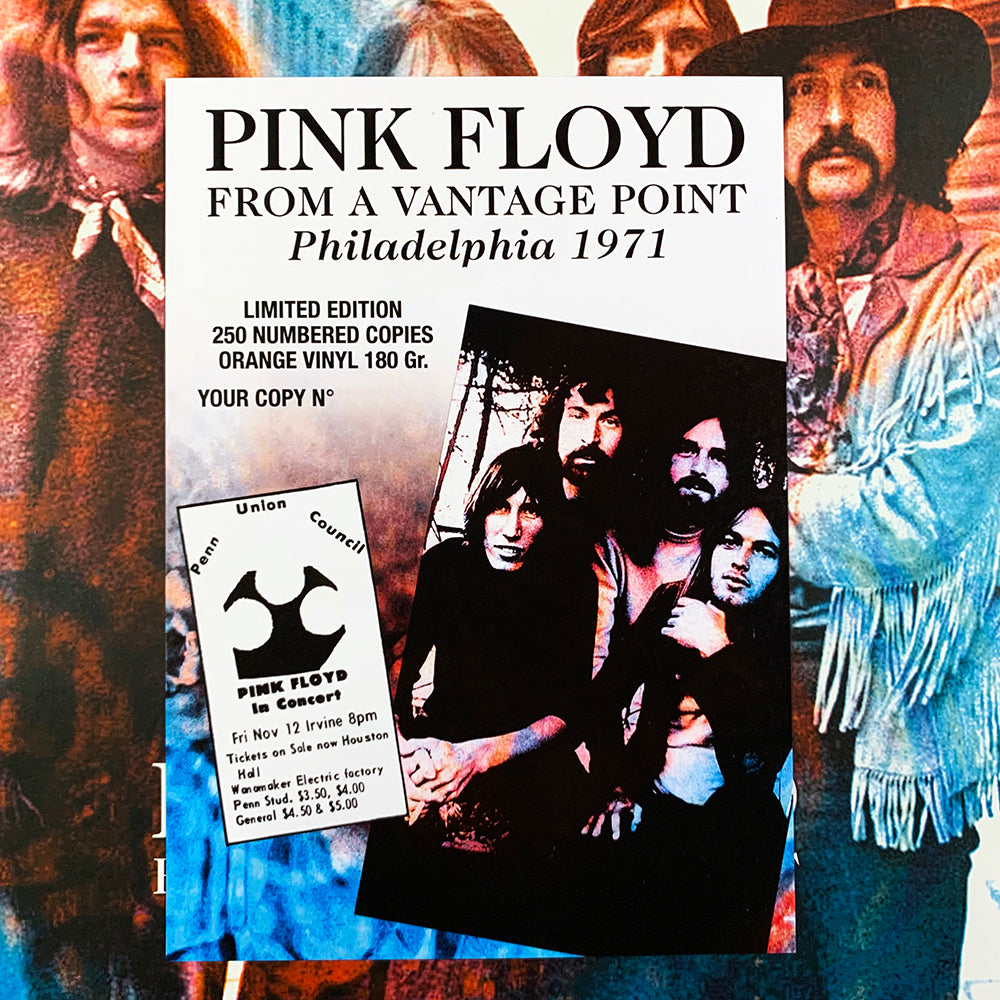 PINK FLOYD BOX SET 4xLP From A Vantage Point Philadelphia 1971 MIX Colour PROMO