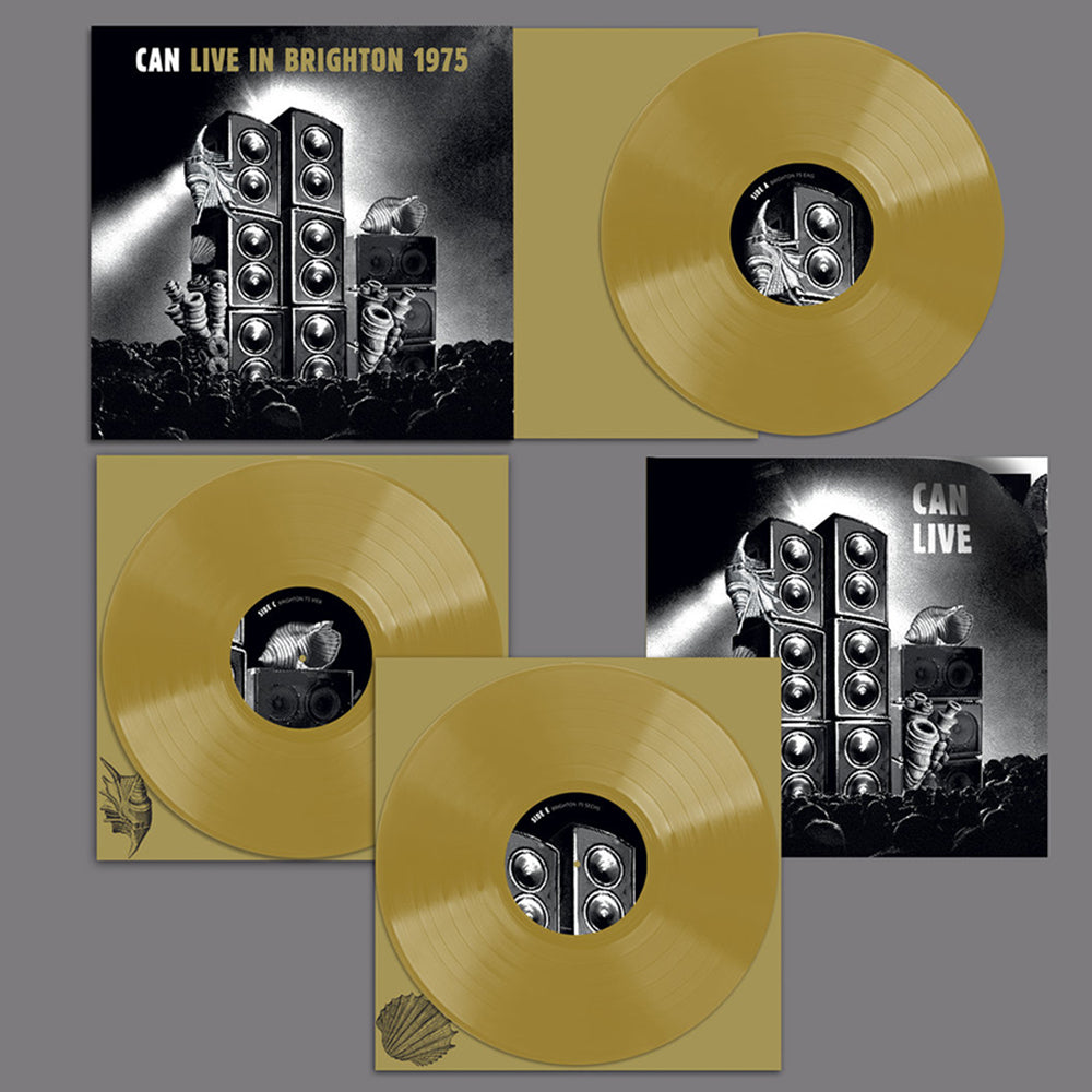 CAN 3xLP Live In Brighton 1975 (Inca Gold Coloured Vinyl)