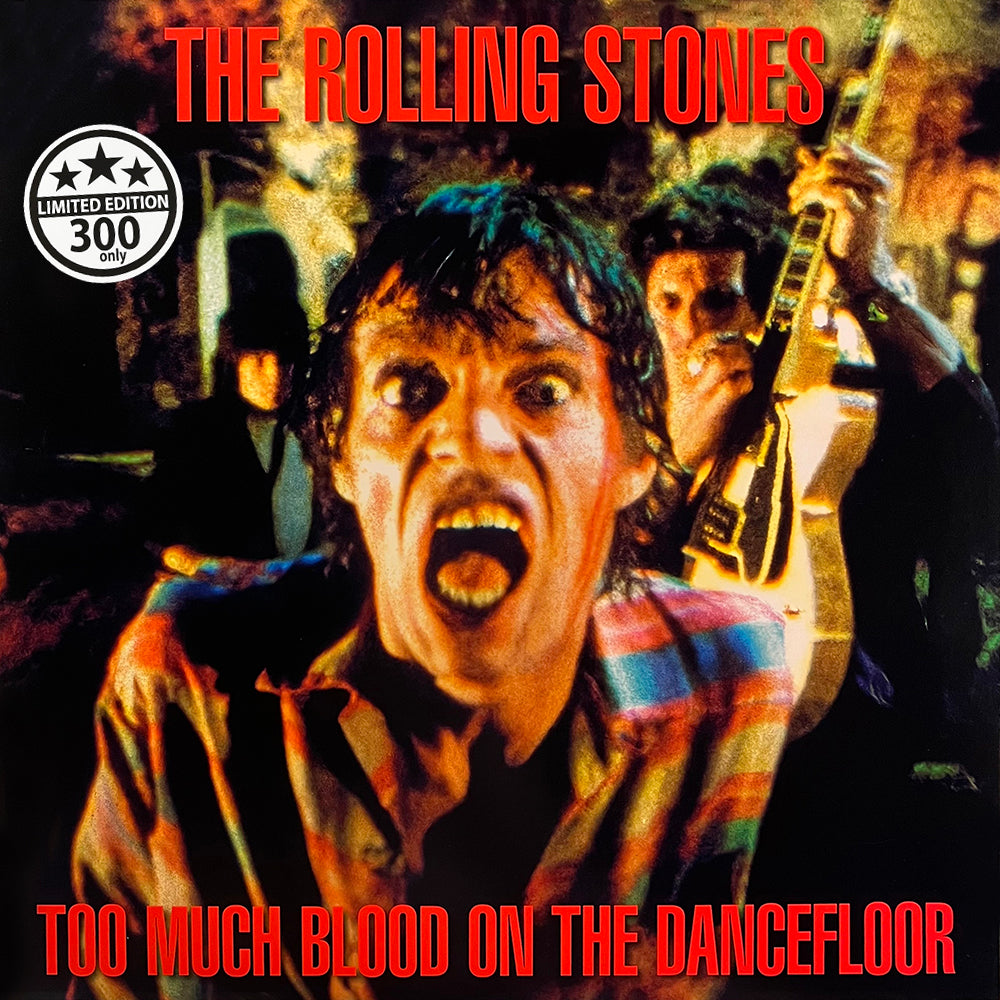 ROLLING STONES LP Too Much Blood On The Dancefloor (Blue Colour - Pop Up Cover)