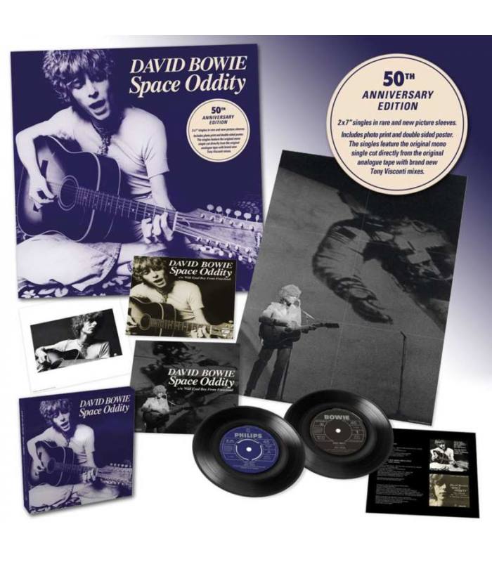 DAVID BOWIE BOX SET 2x7 Space Oddity 50th Anniversary Edition
