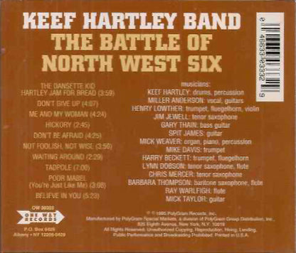 KEEF HARTLEY BAND CD Battle Of North West Six