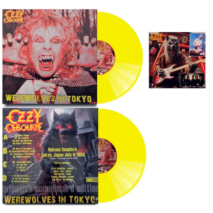 OZZY OSBOURNE 2xLP Werewolves In Tokyo (Yellow Coloured Vinyls)