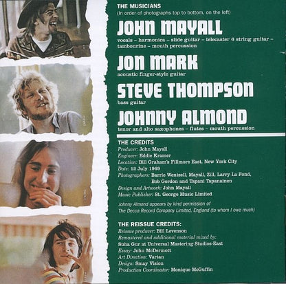 JOHN MAYALL CD The Turning Point (Expanded)