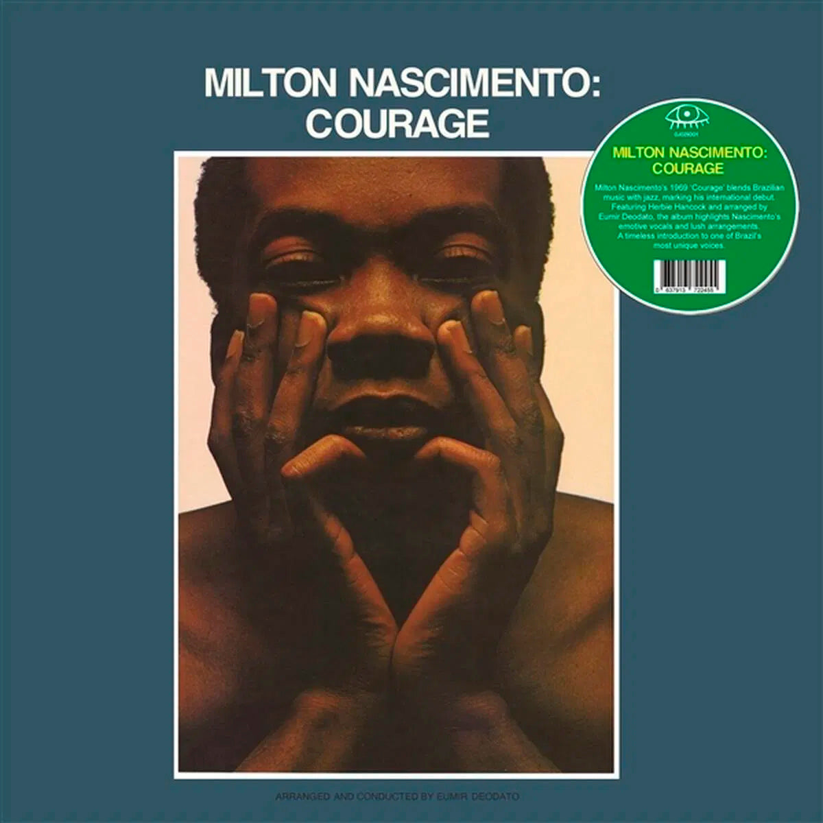MILTON NASCIMENTO LP Courage (Yellow Coloured Vinyl)