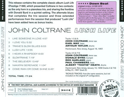 JOHN COLTRANE CD Lush Life