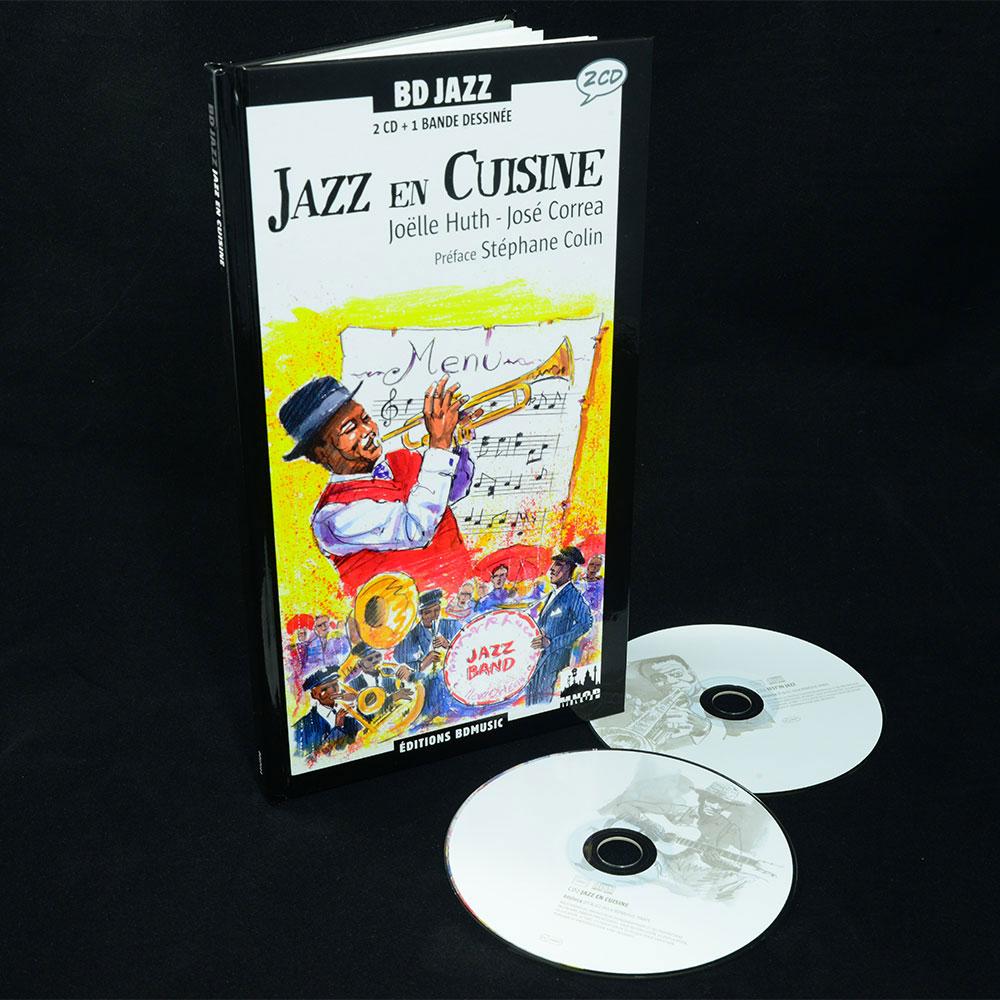 VARIOUS 2xCD BD Jazz En Cuisine (Comic Book Longbox)