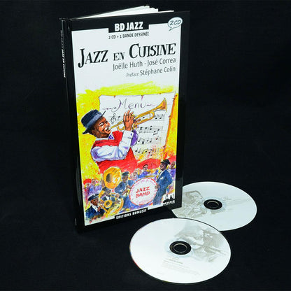 VARIOUS 2xCD BD Jazz En Cuisine (Comic Book Longbox)