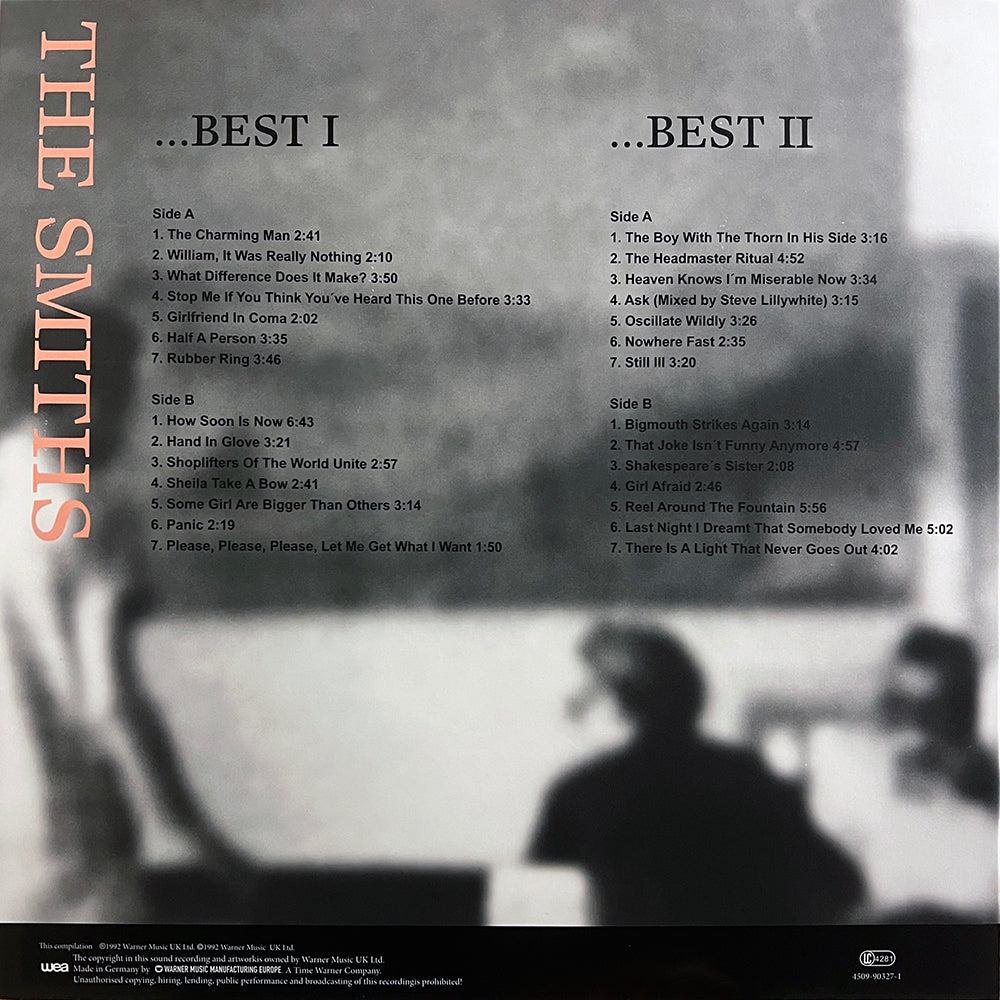 THE SMITHS 2xLP Best I + II