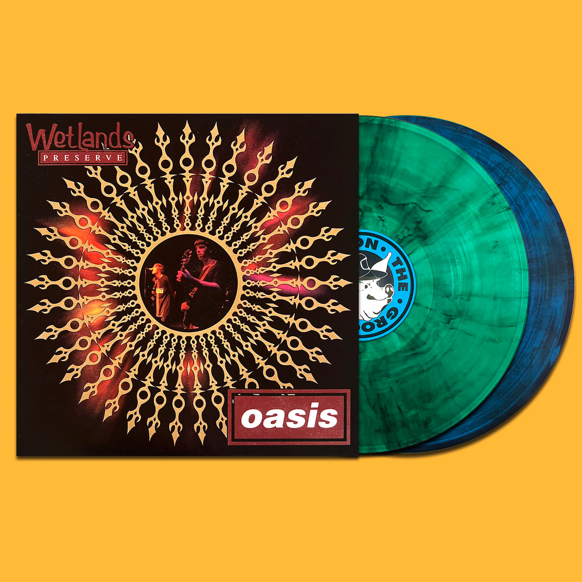 OASIS 2xLP Wetlands Preserve (Blue & Green Smoked Coloured) 320 Nubered Copies