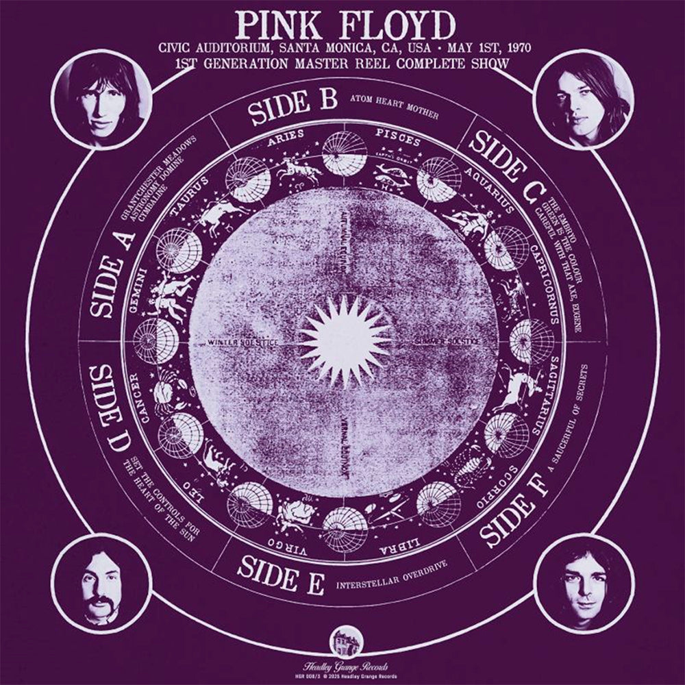 PINK FLOYD 3xLP BOX SET Santa Monica May 1970 (Splatter Coloured Vinyls)