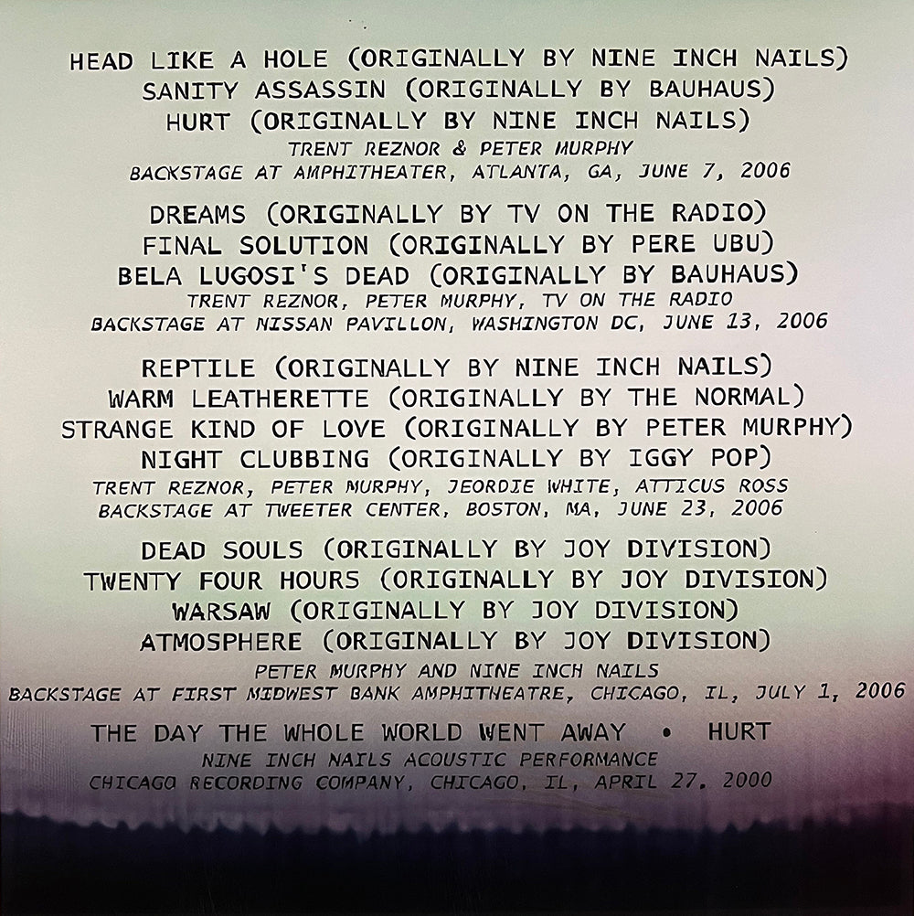 NINE INCH NAILS 2xLP Where Darkness Doubles, Where Light Pours In (Midnite Blue)